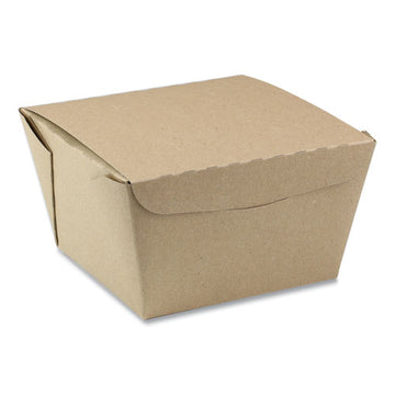Pactiv Evergreen Earthchoice Onebox Paper Box, 46 Oz, 4.5 X 4.5 X 3.25, Kraft, 200-carton freeshipping - TVN Wholesale